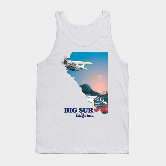 Big Sur California Tank Top by nickemporium1